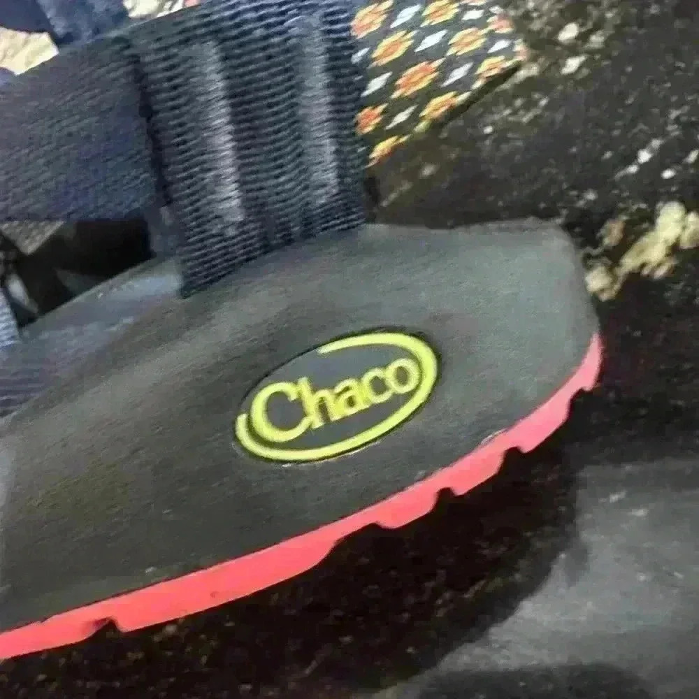 Women's Chaco Sandals - Navy/Orange - Size 6 - Picture 10 of 13